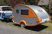 Modern Teardrop Trailers are now made by T@B Mfg. Co.